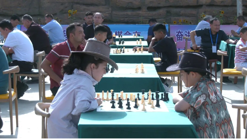 2024年全国西部国际象棋推广工程（新疆站）在岳普湖县启动(图4)