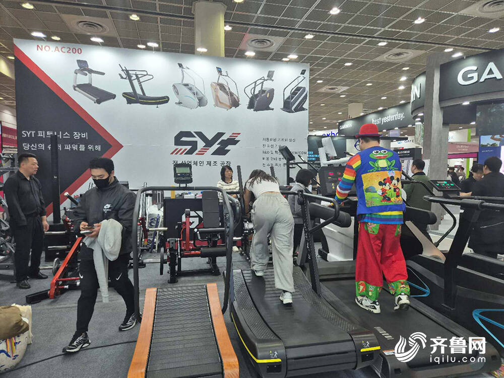 健身器材+杂技艺术！宁津企业“双名片”闪耀韩国展会(图2)