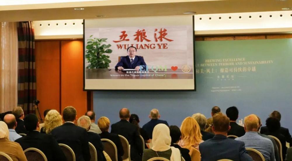 星空体育网址：五粮液闪耀世界：斩获EFQM全球奖（七钻）“和美全球行”西班牙站启航(图5)